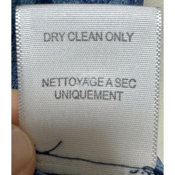 JOIE 100% Silk Blue Snakeskin Print Peri B Charmeuse Dress, Sz XS - Picture 12 of 12